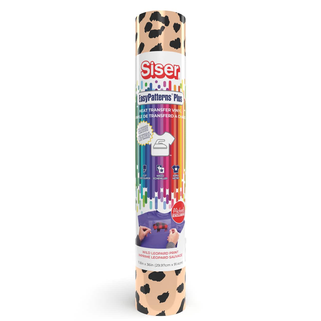 6 Pack: Siser® EasyPatterns® Plus Wild Leopard Print Heat Transfer Vinyl